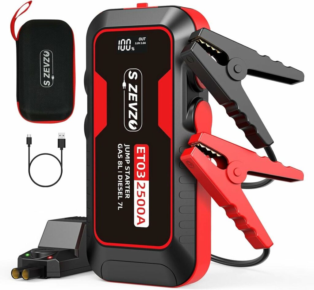 S ZEVZO ET03 2500A Jump Starter