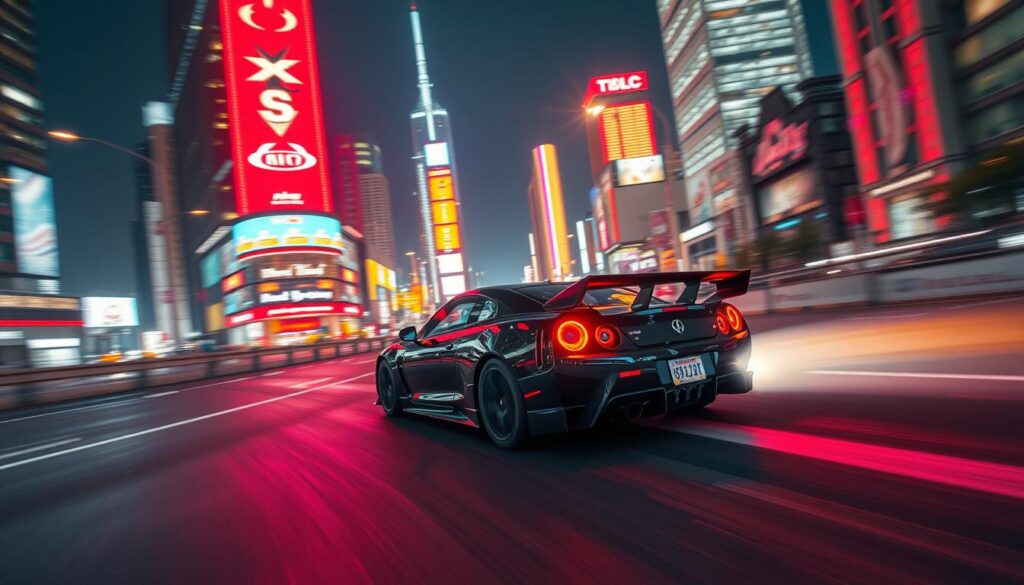 Night City Racing simulator game