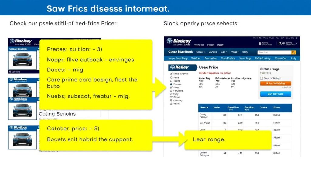 Step-by-step process of checking Blue Book used car prices online Step-by-step process of checking Blue Book used car prices online