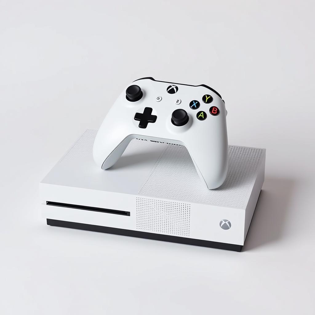 Xbox Series S console with controller Xbox Series S console with controller