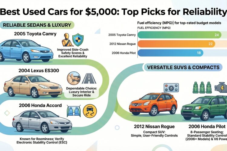 Best Used Cars for $5,000