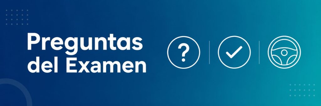 Banner introductorio de las 50 preguntas del examen escrito de Florida